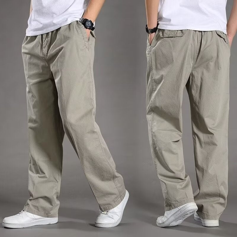 😎👖【Ειδική Προσφορά🔥】Ανδρικό παντελόνι cargo, άνετο και χαλαρό, σε μεγάλα μεγέθη