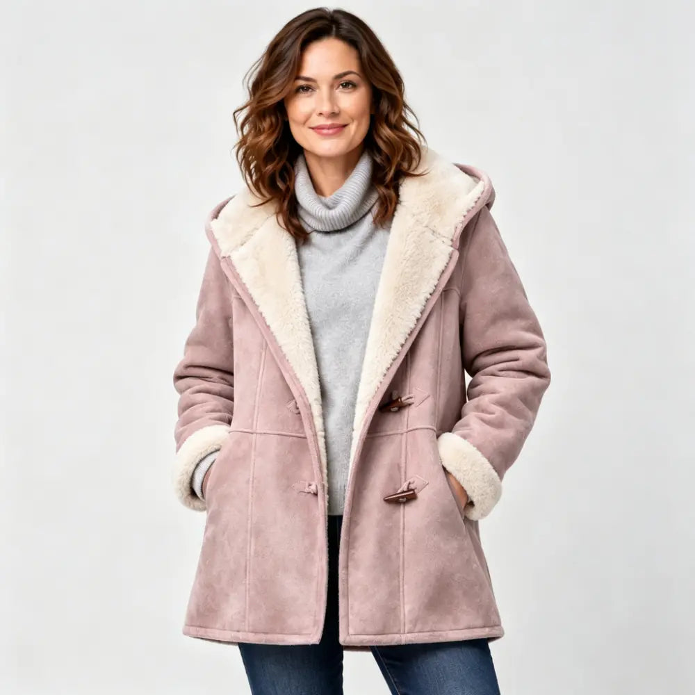 🐏🥼Ponudba za polovično ceno💖 Elegantna in topla ženska jakna s podlogo iz umetnega semiša, velikosti S-5XL, ležerna zimska vrhnja oblačila
