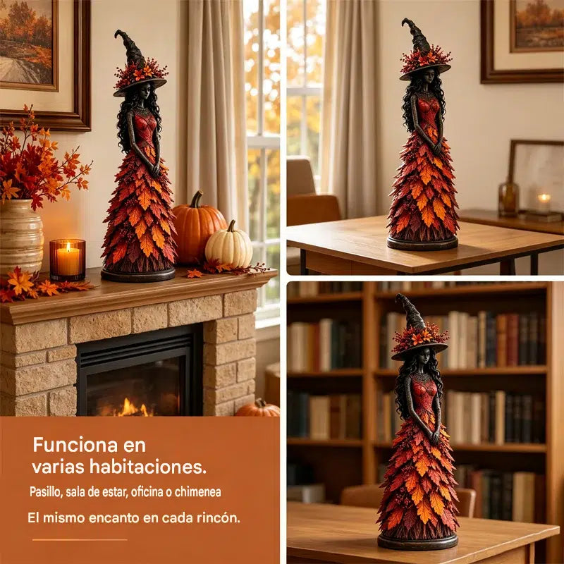 🧙‍♀️ Figura de bruja encantada de otoño