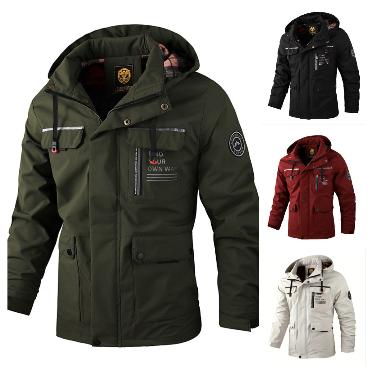 🔥 【M~4XL】 2025 Νέο αντιανεμικό αδιάβροχο υπαίθριο ορειβατικό μπουφάν για άνδρες