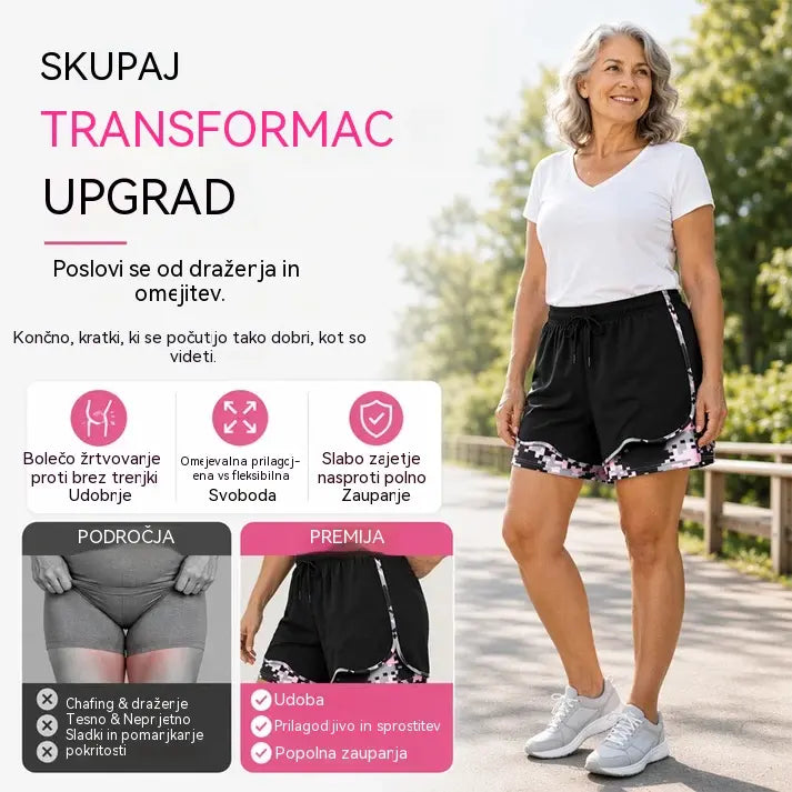 📢!⏰Pantalones cortos deportivos casuales para mujer con forro incorporado
