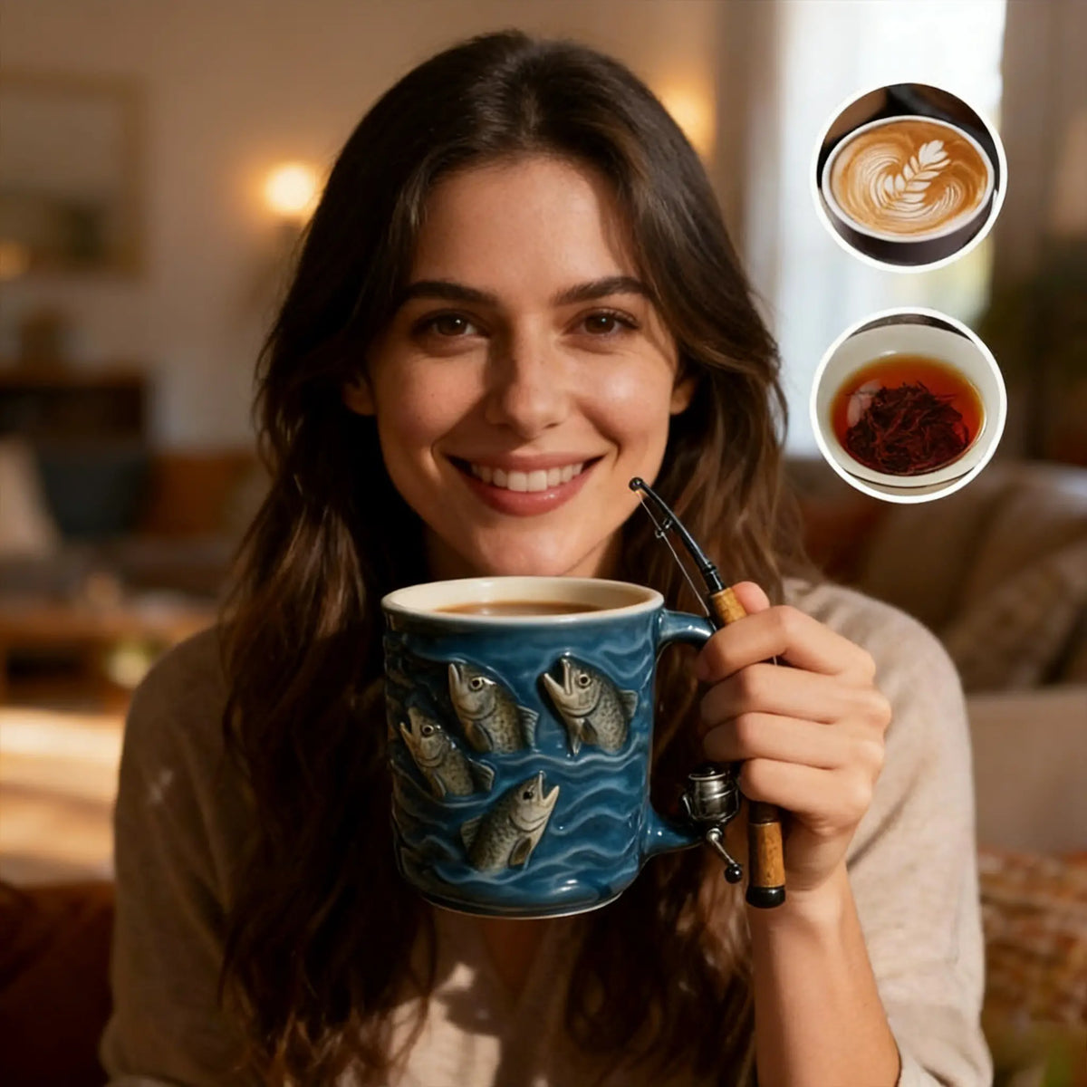 🎣☕ Ta nova ribiška skodelica je neverjetno ustvarjalna, narejena iz riža in zasnovana posebej za ljubitelje ribolova.