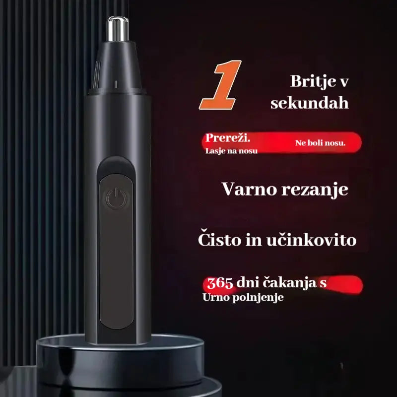 Profesionalni prirezovalnik za nos in ušesa z LED zaslonom, neboleča potovalna darila za