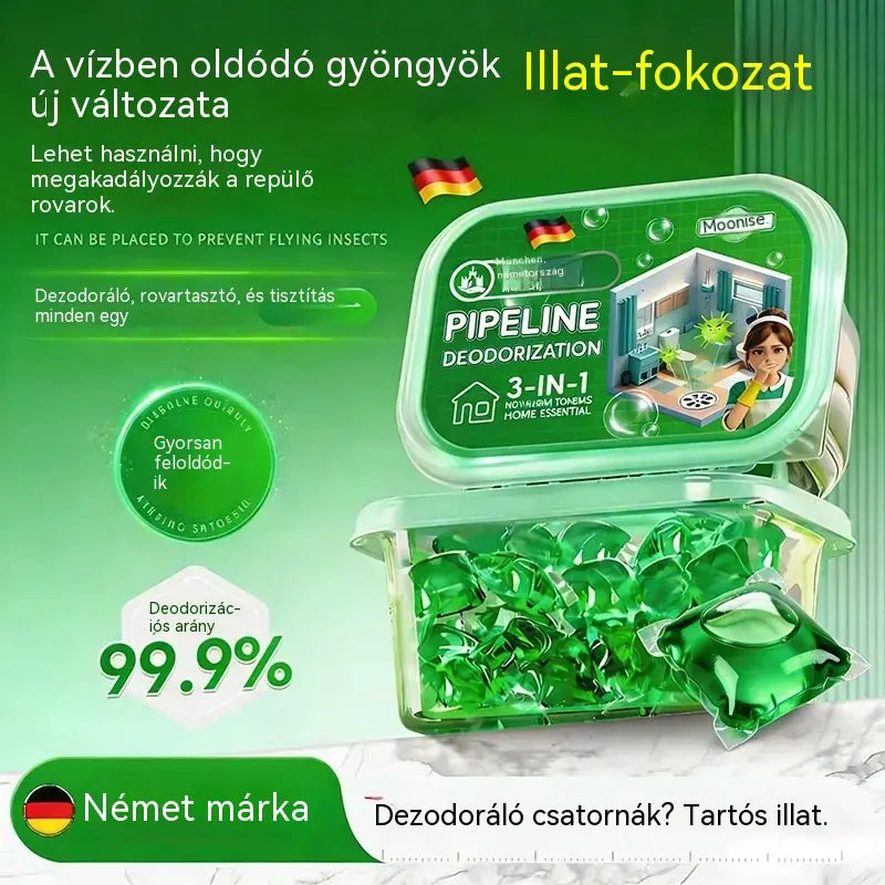 2 csomag (100 tabletta) - 🔥🎉 Sikeres volt! 30 000 ember vásárolta meg 🎉. Bioenzimes kapszulák a lefolyók szagainak eltávolítására.