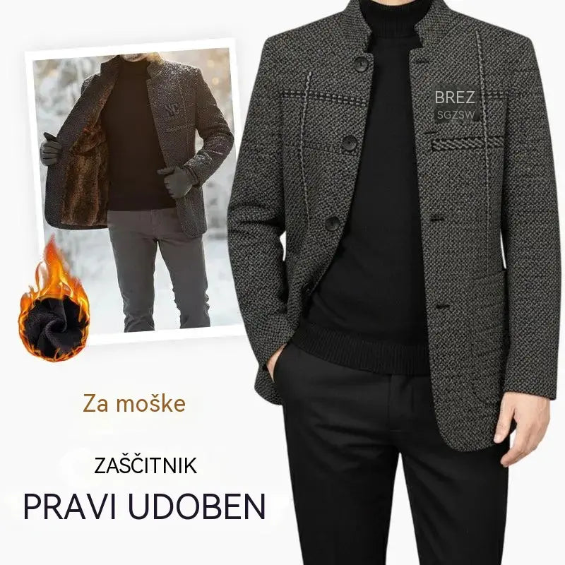✨Ponudba v polovični ceni!✨ Moška zimska jakna s 3D-krojem – podložena in odporna proti vetru; nepogrešljiva za hladne dni. ❄️✨ [Primerna za telesno težo 40–90 kg]