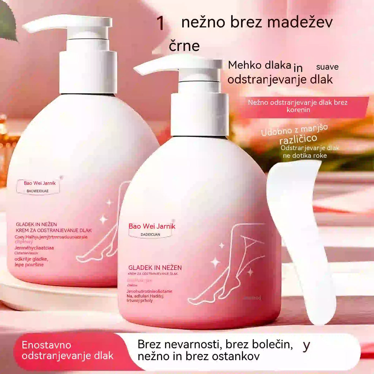 ✨Nežen in koži prijazen komplet za odstranjevanje dlak | Časovno omejena ponudba🎁