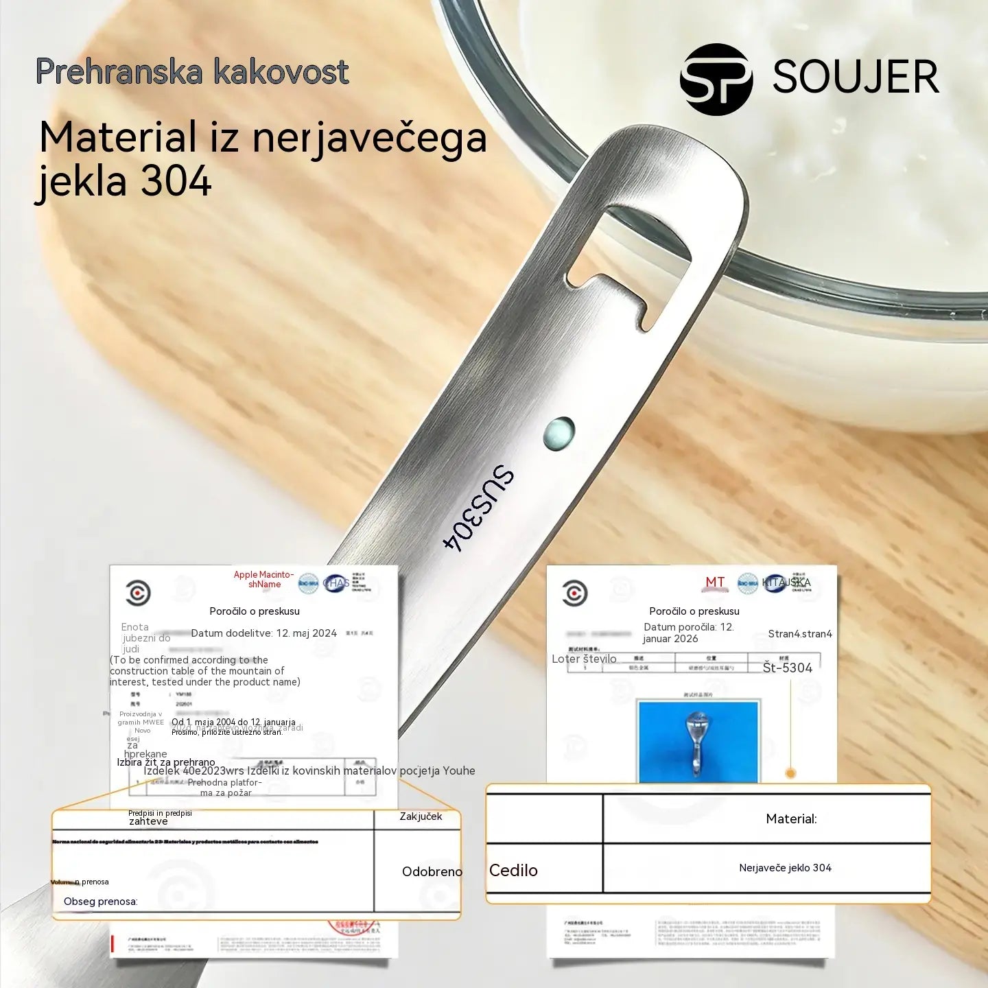 🔥50 % popusta🔥🥄Večfunkcijska žlica in cedilo iz nerjavečega jekla 304