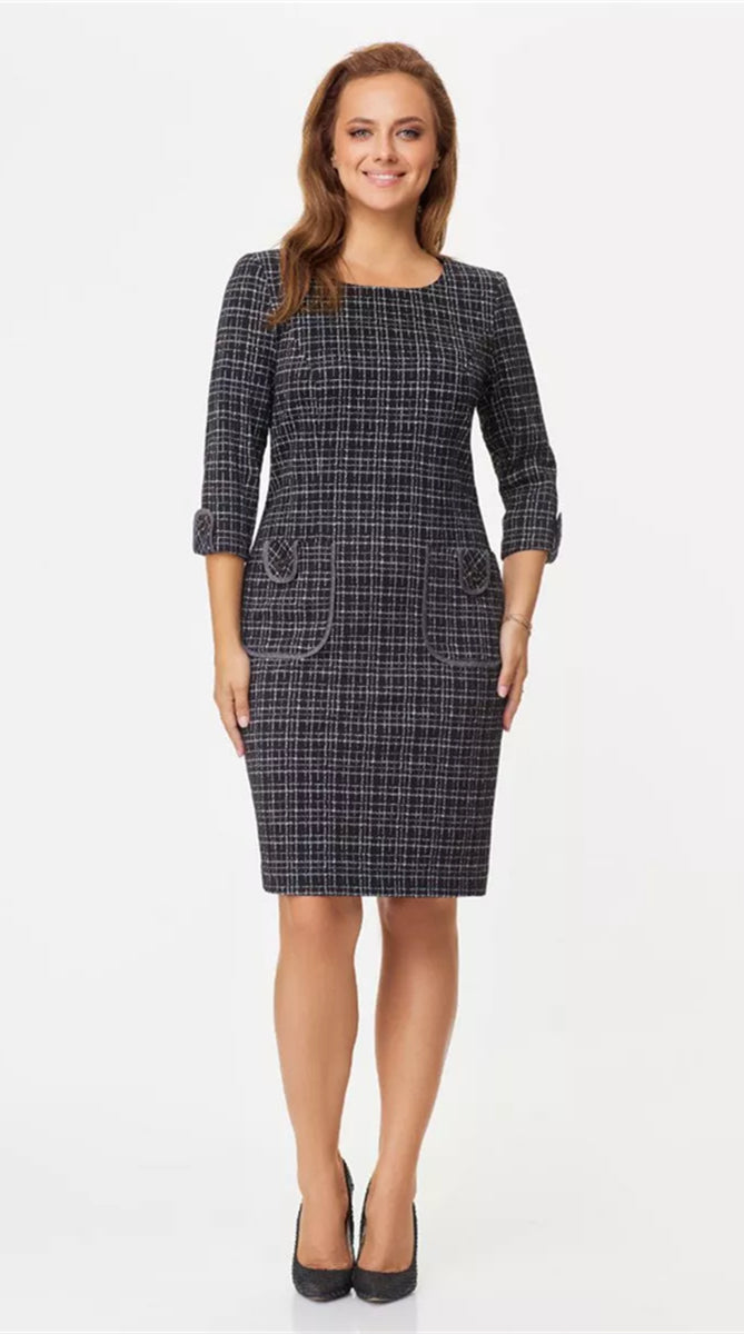 ✨👗【S-5XL】2025 nowa moda i elegancka, smukła sukienka, modna i retro, uniwersalna