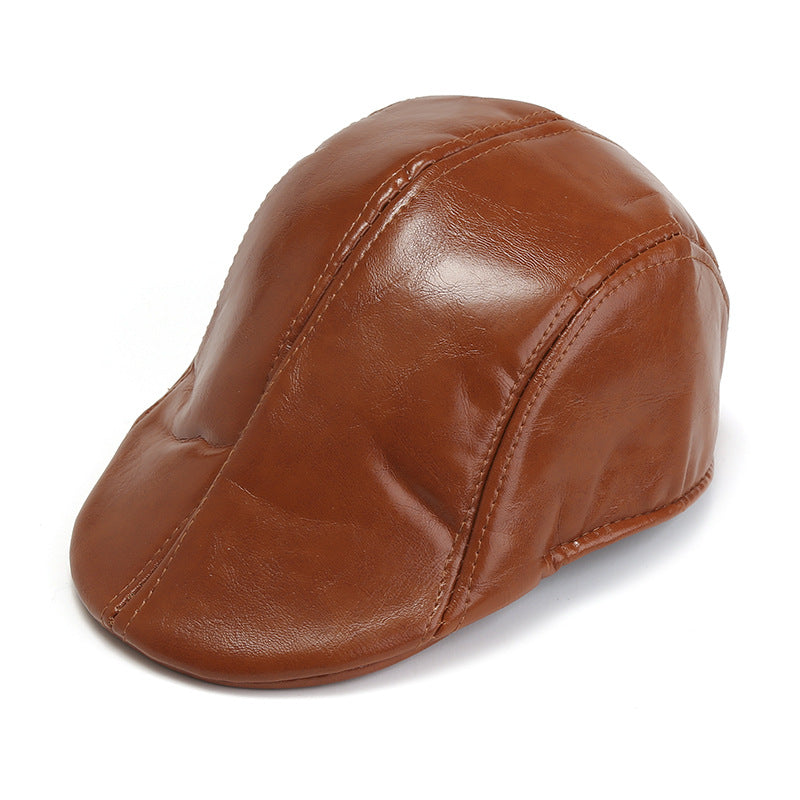 💘Stylowy, retro i ciepły męski beret na jesień i zimę.