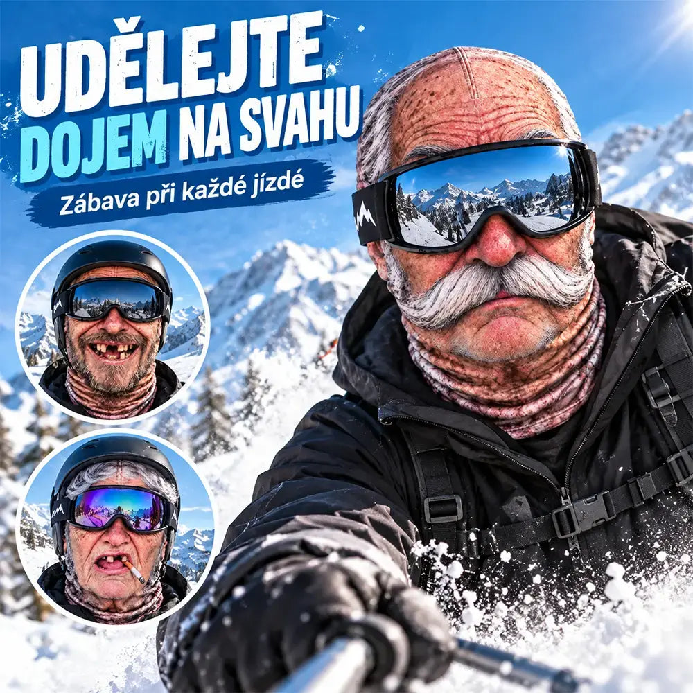 🔥😎 Vidám, 3D-s, meleg arcmaszk téli szabadtéri sportokhoz