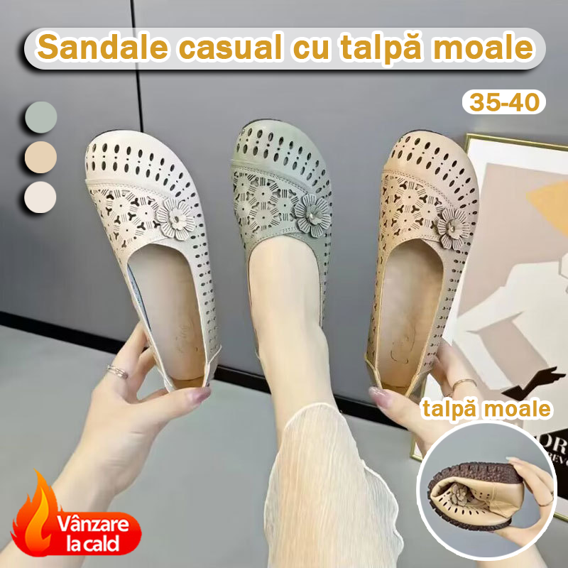 👡【35-40】Buty damskie, miękka, antypoślizgowa podeszwa ze skóry bydlęcej