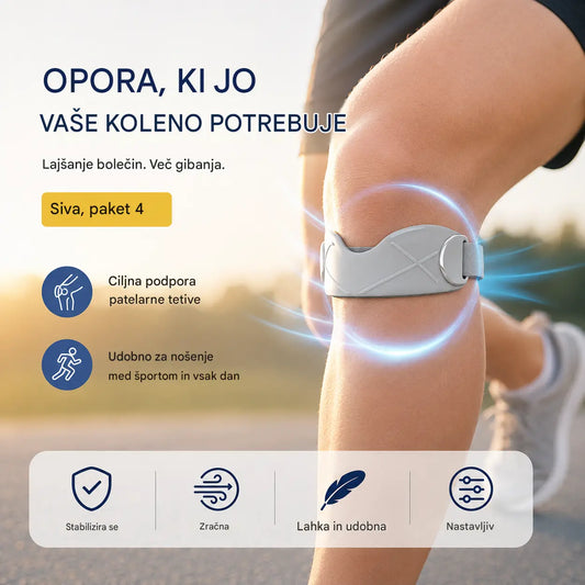 【Paket parov】 🏃‍♀️ Športna opornica za koleno 👉 Vaša kolena potrebujejo počitek. Ta opornica za koleno zagotavlja vašim kolenom dovolj časa za počitek.