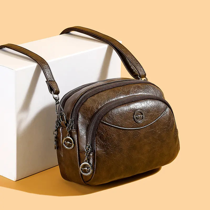 👜【Vrhunsko pravo usnje】Elegantna ženska torba za čez ramo