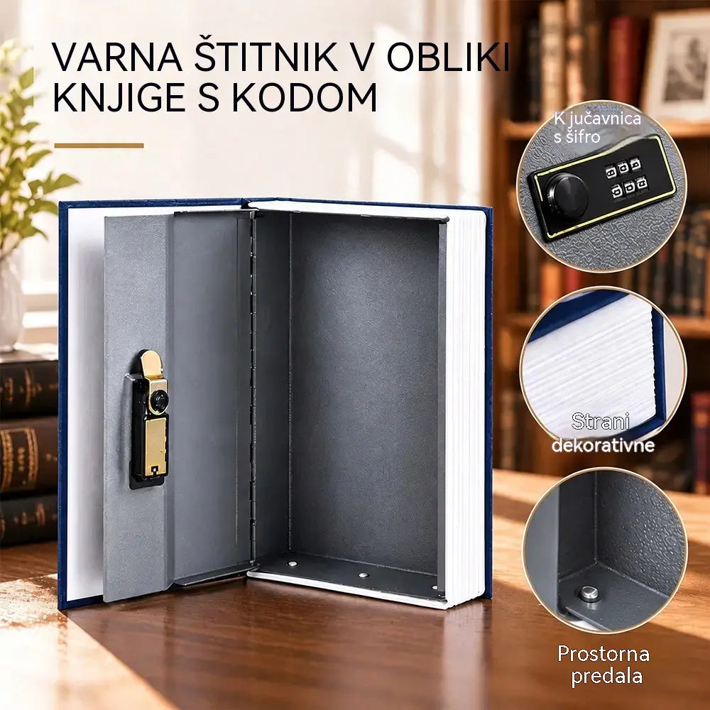 🔐📚 Skriti sef v obliki knjige