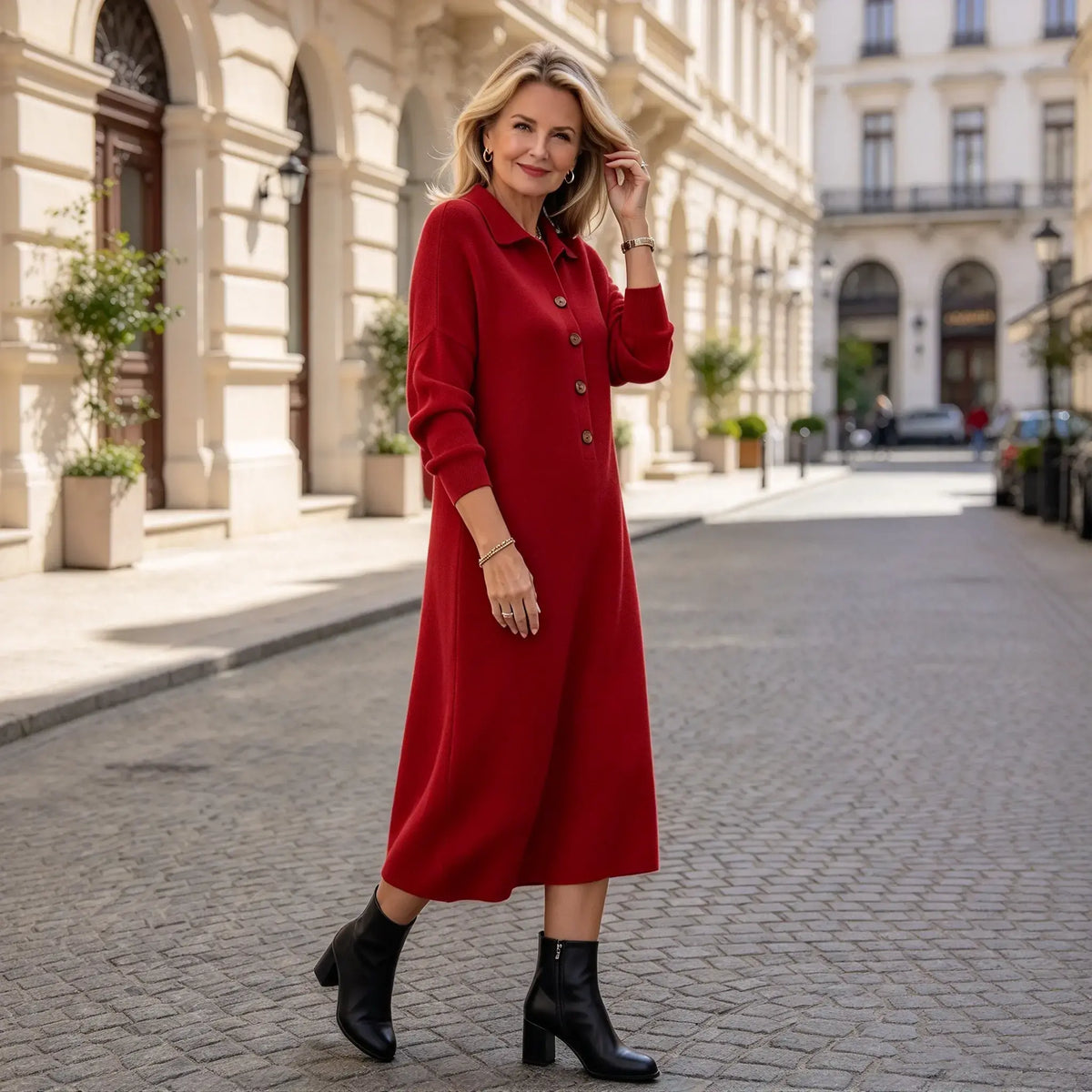 🔥【S-3XL】👗 Nova modna pletena obleka 2026
