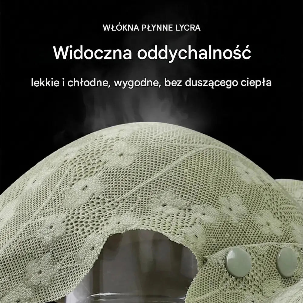 😍【Kup jeden, a drugi dostaniesz gratis】Biustonosz damski bez fiszbin, zapinany z przodu ❤️【40-100 kg】