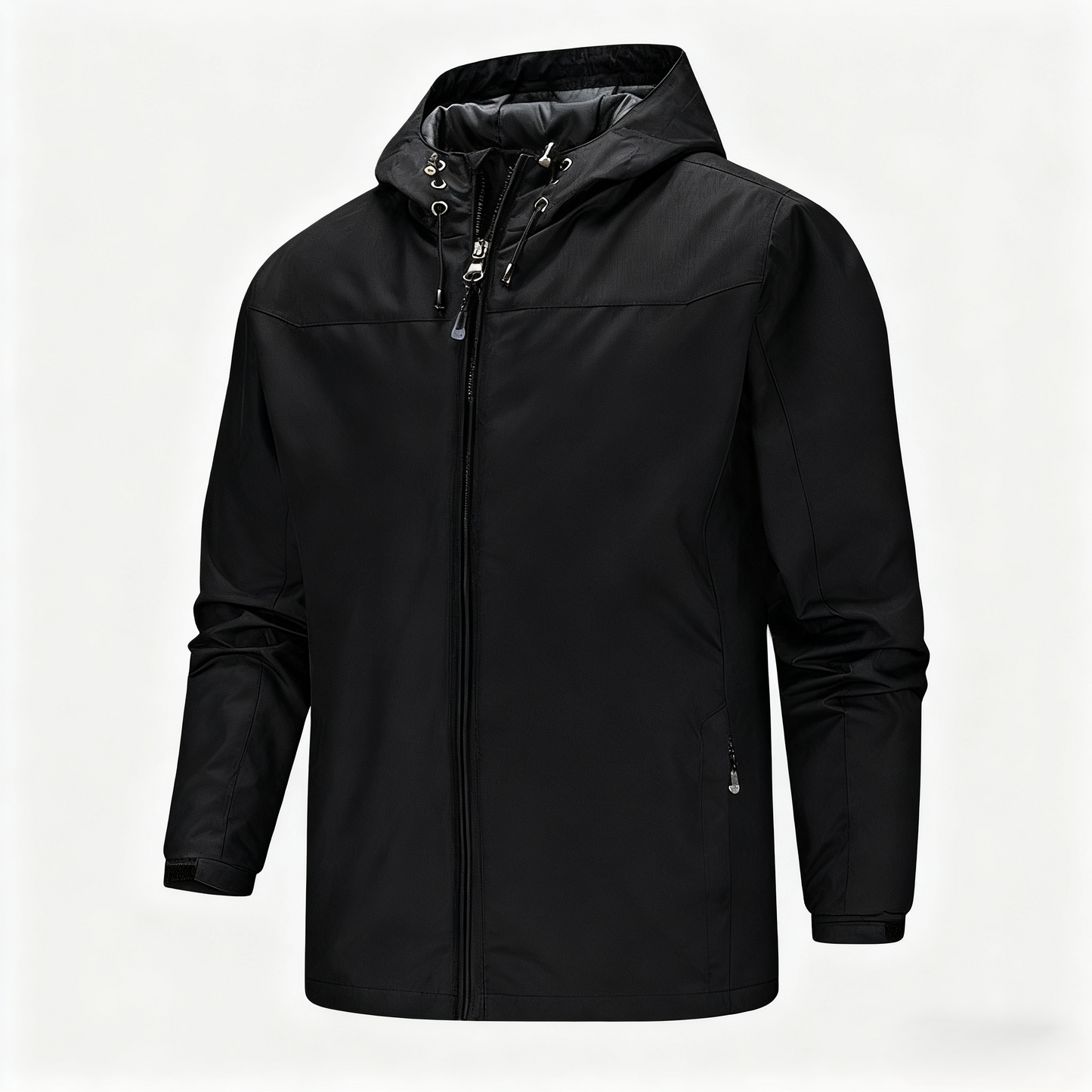 Unisex, wygodna, wiatroszczelna kurtka z regulacją temperatury