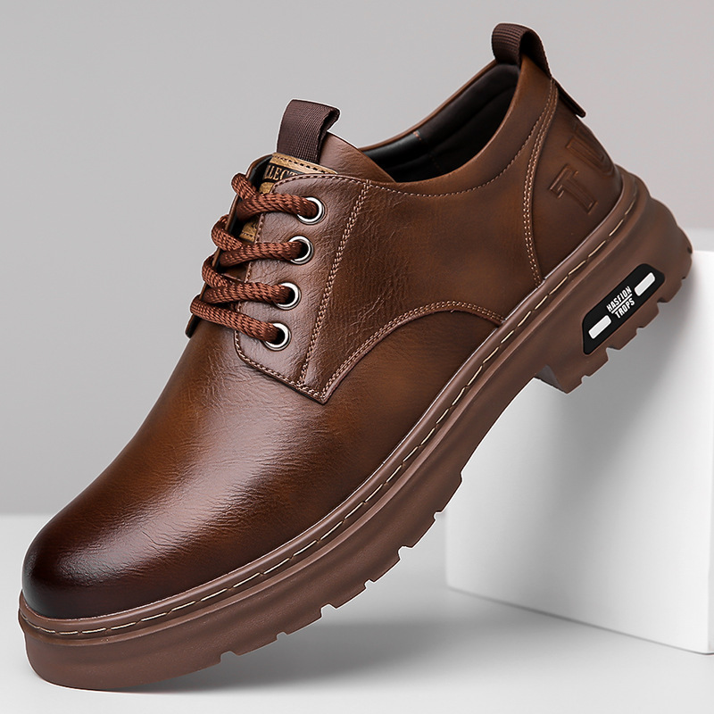 🏆💥【Oferta limitowana】【39-44】Męskie buty business casual ze skóry naturalnej — eleganckie, wygodne i trwałe