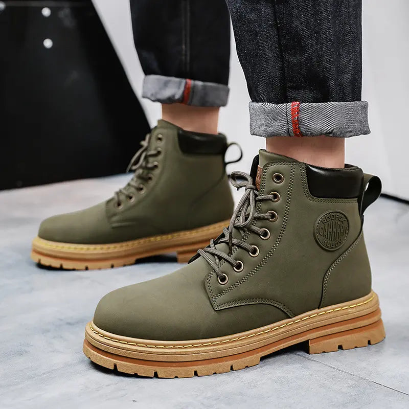 🔥🔥【Velikosti 39–48】Nov jesensko/zimski stil: moški nedrseči čevlji z debelim podplatom