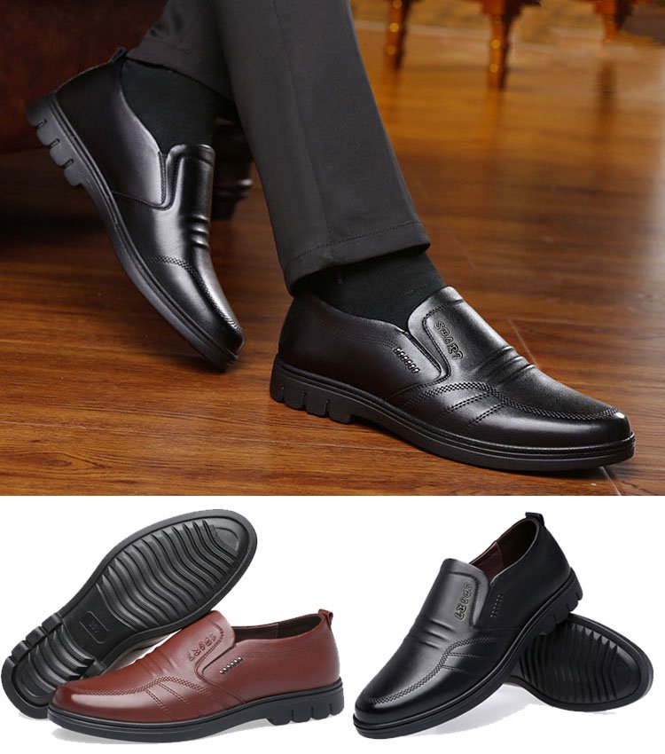 👞【39-44】2025 Męskie buty sportowe na co dzień, skóra naturalna, miękka podeszwa, antypoślizgowe, oddychające