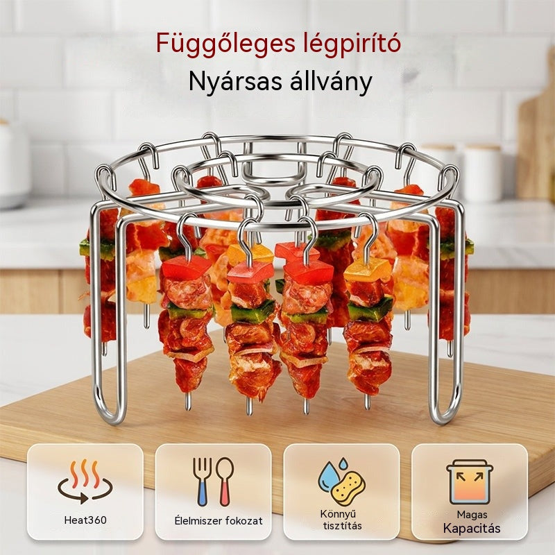 【Vásároljon 1-et, kapjon 1-et ingyen】✨Légkeveréses fritőz grillrácsa🍢Alakítsa át a légkeveréses fritőzét másodpercek alatt professzionális grillsütővé.