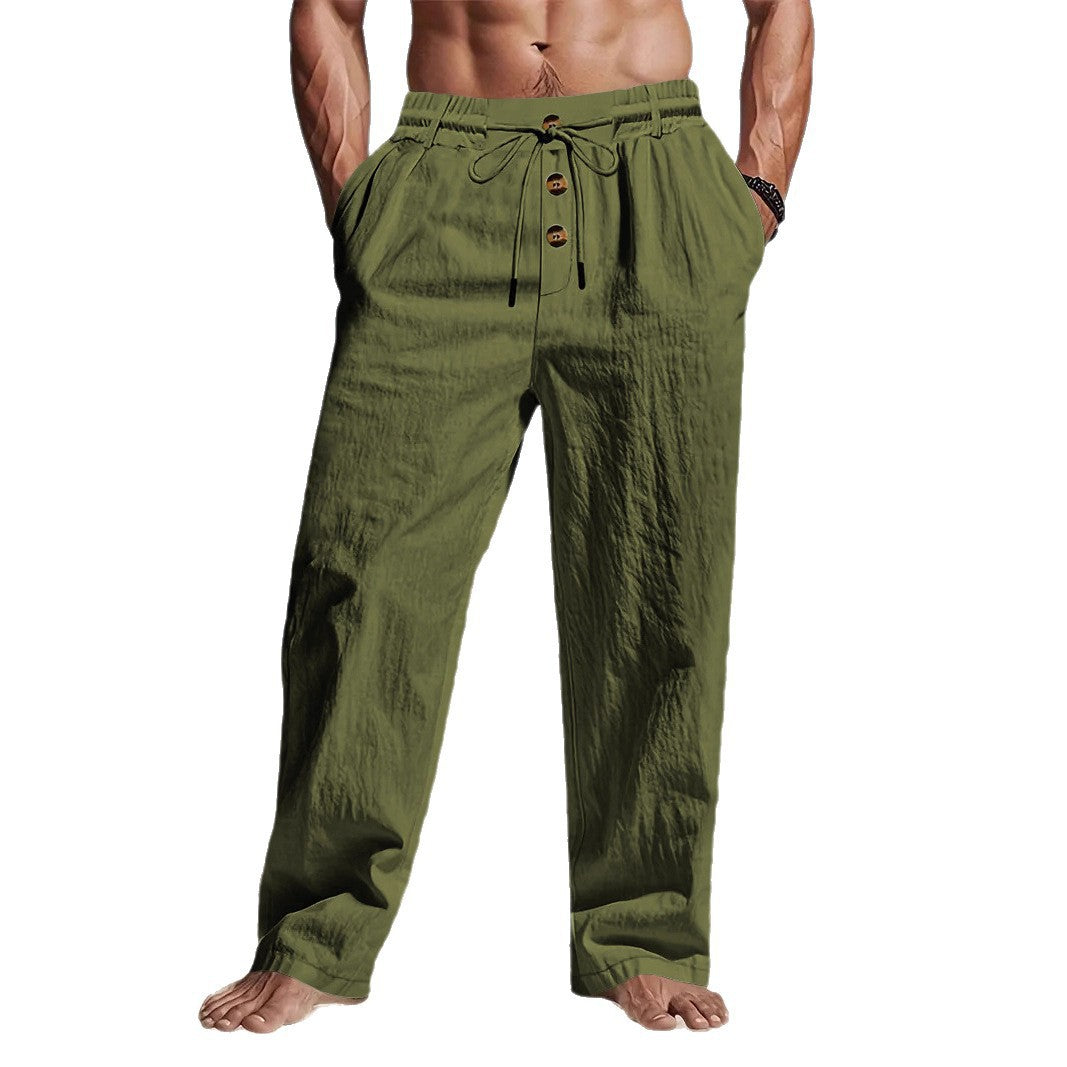 👖👖 【S-3XL】 Ανδρικά ρούχα πολυτελείας υψηλής ποιότητας. Στενή εφαρμογή, ίσιο κόψιμο στο πόδι—αναπνέοντα και άνετα.
