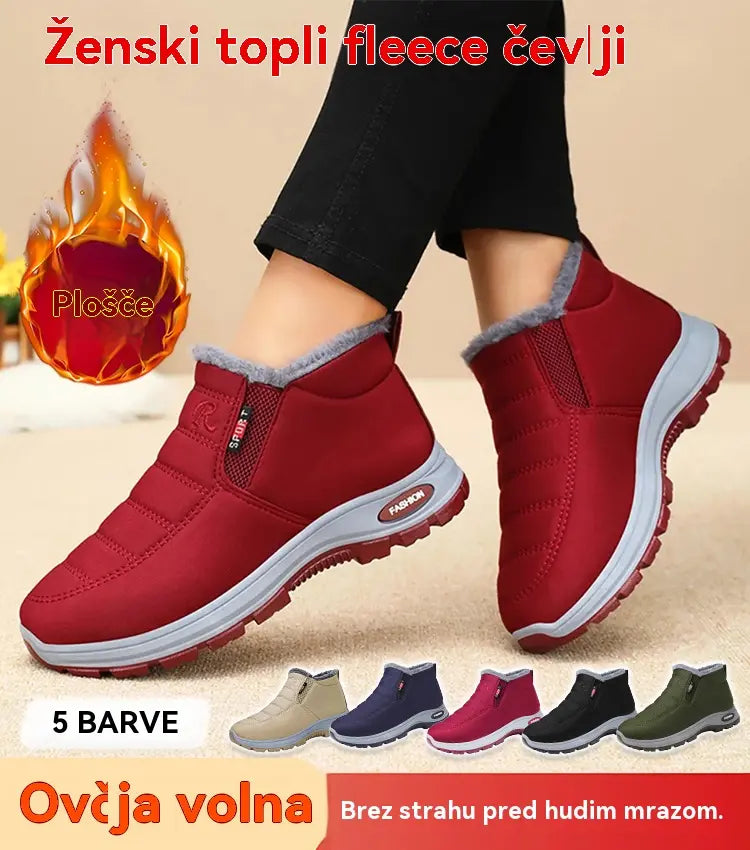 【35 – 48】Ženski zimski bombažni čevlji - topli, udobni in nedrseči, zaradi česar so idealna izbira za hladno vreme.