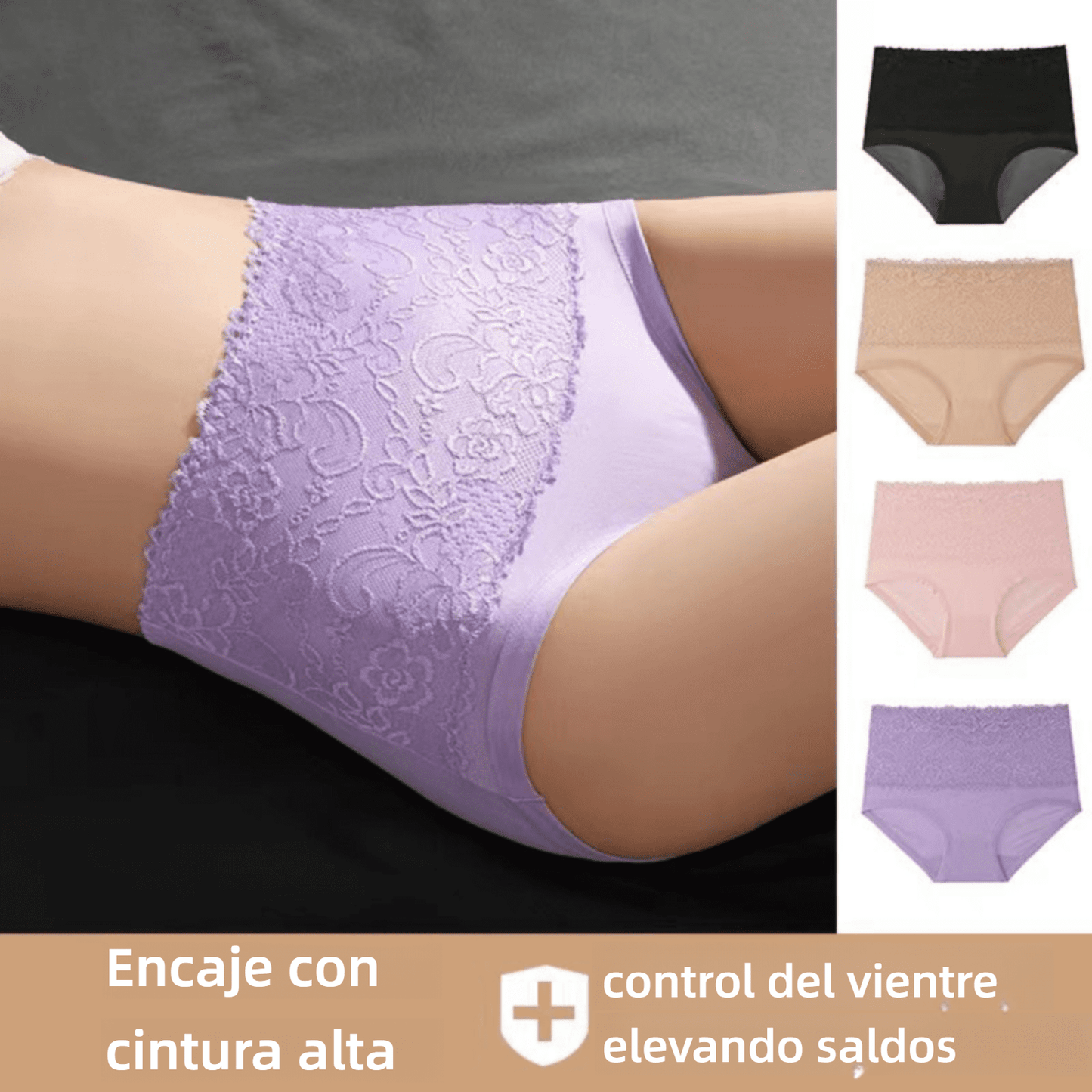 🌸🌸【6 bucăți】【40-115kg】💥Ultima zi cu cele mai bune vânzări: 2025 Lenjerie de corp cu talie înaltă recent îmbunătățită, rezistentă la scurgeri
