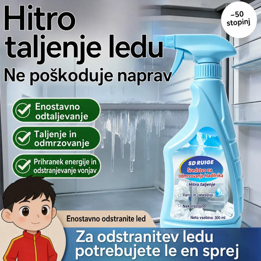 🔥🎖️【Kupite 1, dobite 1 brezplačno】❄️Sprej za odmrzovanje in odstranjevanje ledu iz hladilnika