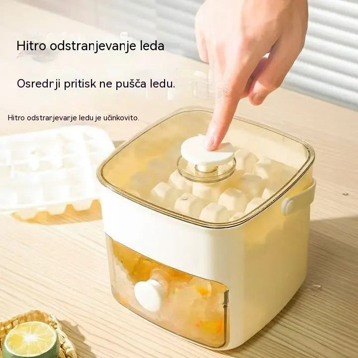 💞Prodanih več kot 50.000! 💥🥤🧊 50 % popust! Ledomat s funkcijo shranjevanja: naredi 48 ledenih kock hkrati, pokrov, ki ne pušča 🏖️✅