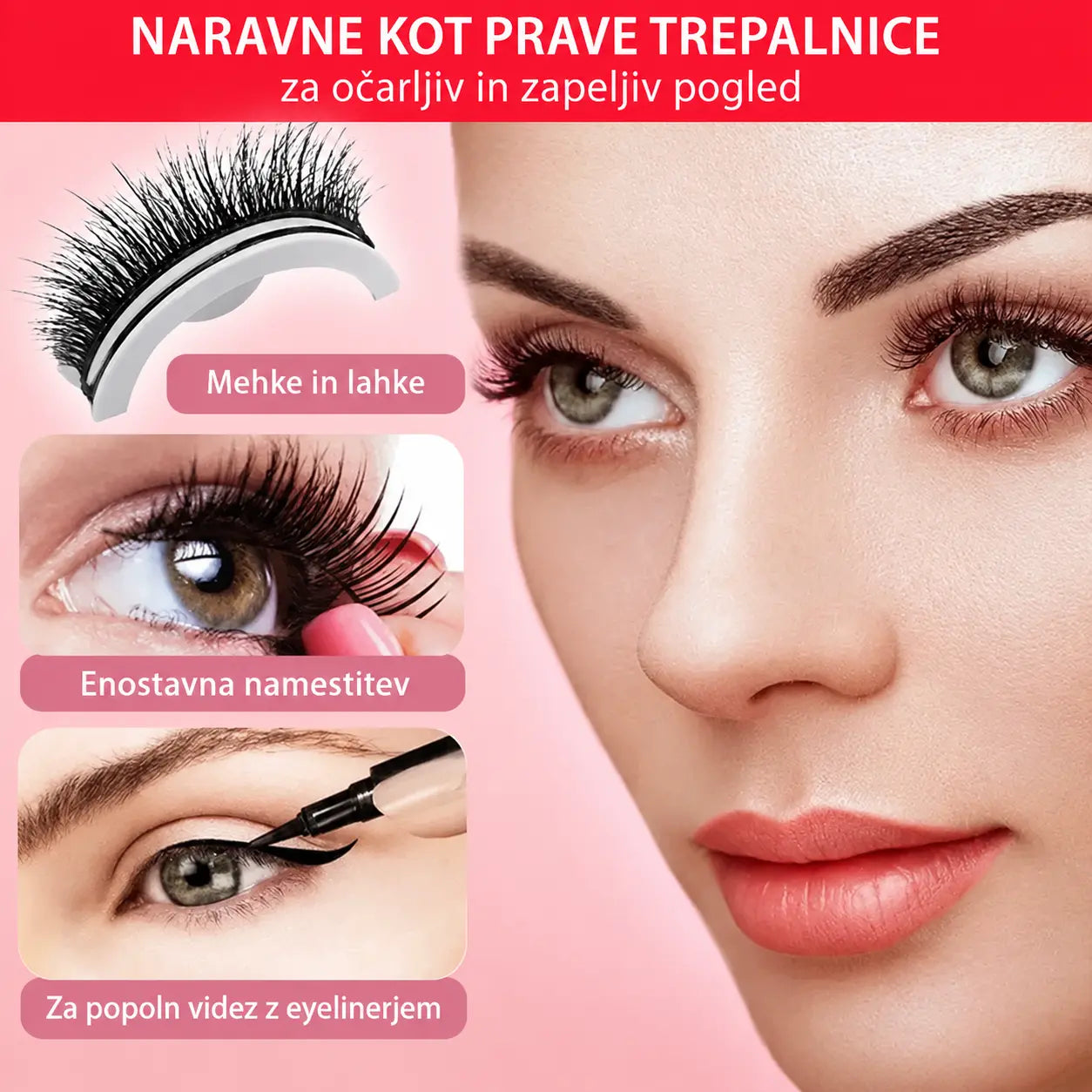 👁️✨Vnaprej pakirana samolepilna sintetična lasulja za večkratno uporabo – lepilo ni potrebno, le nežno pritisnite. Naravno se drapira, enostavno se zloži in odstrani. Popolnoma nova lepotica, ki je ne smete zamuditi! 💕🌸