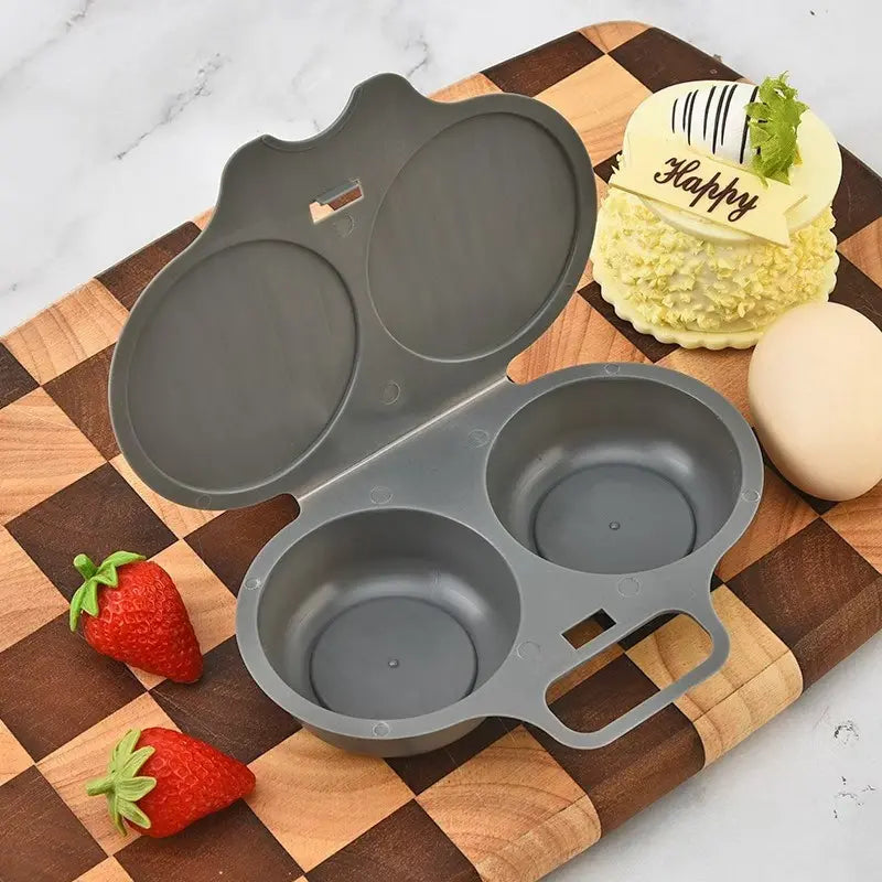 🎁2 darab 8200 Ft💥Mikrohullámú tojásfőző: dupla üregű, tapadásmentes és könnyen tisztítható.🏠