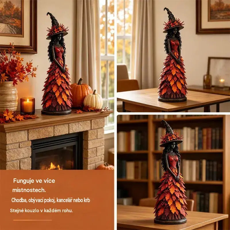 🧙‍♀️ Kouzelná podzimní čarodějnice 🍂Vytvořte kouzelnou podzimní atmosféru ✨