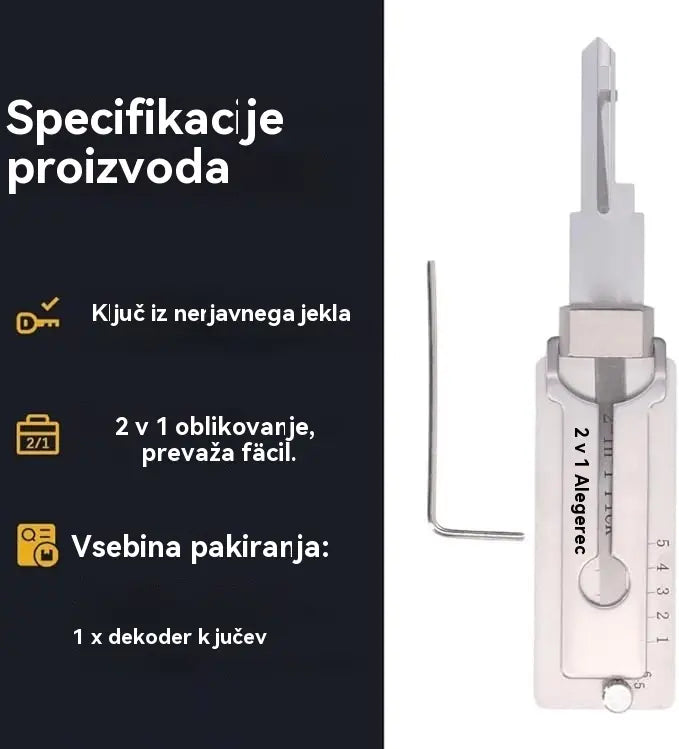 🔐Časovno omejena ponudba🔑 - 50 % popusta🔥Dekoder ključev iz nerjavečega jekla
