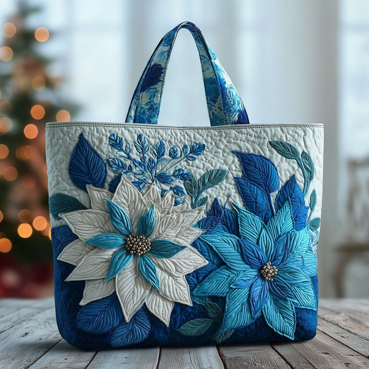 🔥👜Torebka z nadrukiem kwiatowym (43 cm szerokości, 40 cm wysokości)