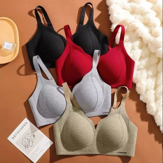 ✨💓【2 sztuki】Modny, ciepły biustonosz push-up na jesień/zimę