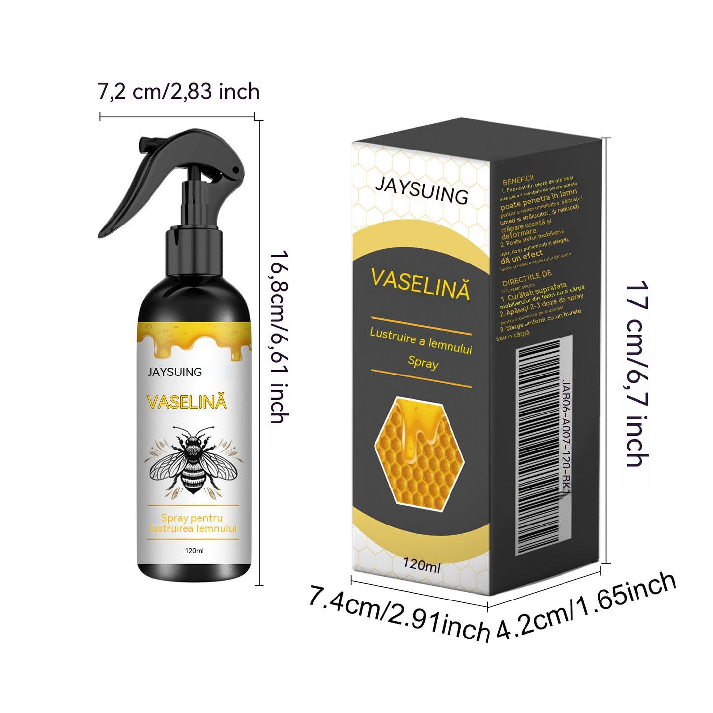 🍯🔥Αγοράστε 1 και πάρτε 1 δωρεάν🔥Σπρέι γυαλίσματος ξύλου με κερί μέλισσας για τη συντήρηση επίπλων και την πρόληψη ρωγμών.