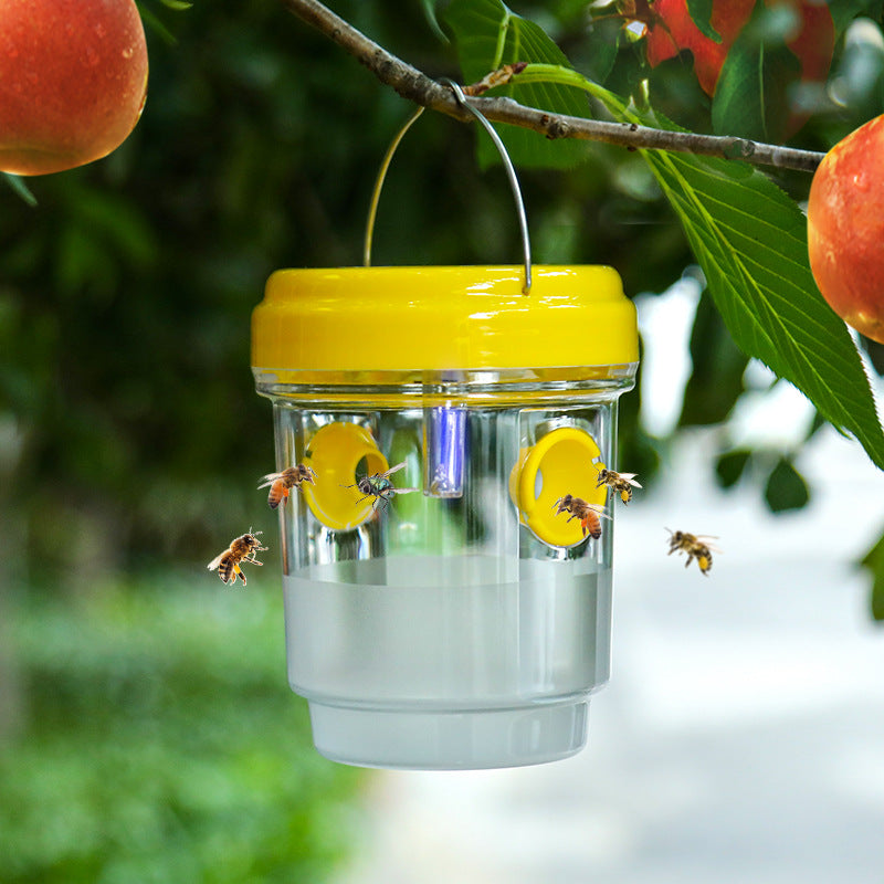🐝☀️ Sončna past za ose za teraso in vrt 🔋🌿 – učinkovita, polnilna in vremensko odporna – brez kemikalij, za do 500 m2 – prihranite zdaj!
