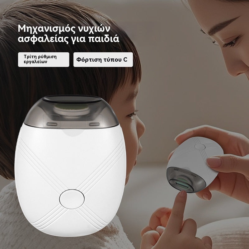 💅 Αγοράστε 1 και πάρτε 1 δωρεάν! ✨ Ηλεκτρικό καθαριστικό νυχιών – Αθόρυβη, ασφαλής για το μωρό, απαλή και ασφαλής φροντίδα νυχιών 👶🔧