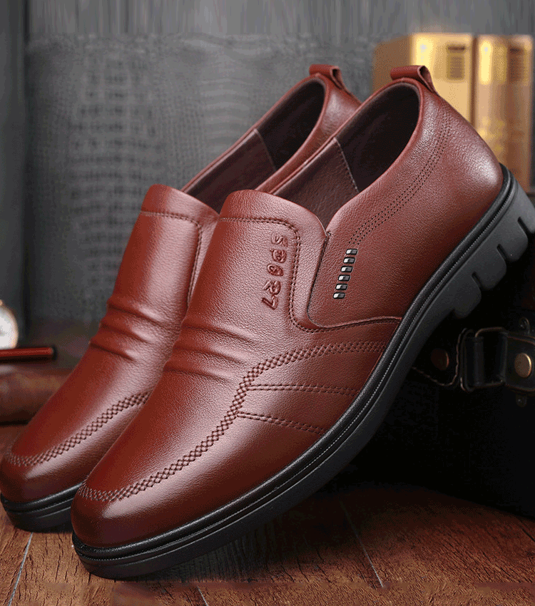 👞【39-44】2025 Męskie buty sportowe na co dzień, skóra naturalna, miękka podeszwa, antypoślizgowe, oddychające