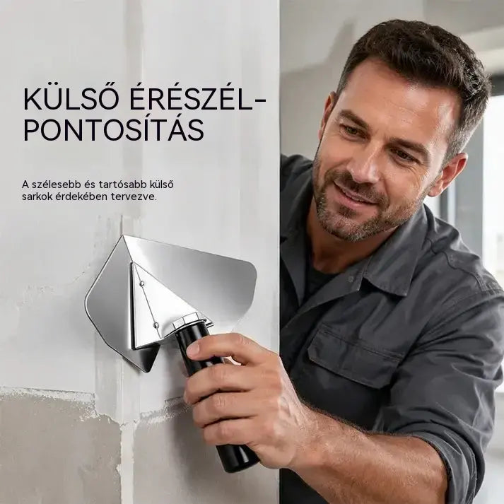 🔧 Szép, egyenletes sarkok egyszerűbben! Rozsdamentes acél saroksimító