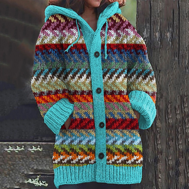 🩰🎀Novi dolazak za jesen/zimu 2025. - Mekani i udobni vintage džemper s debelim gumbima