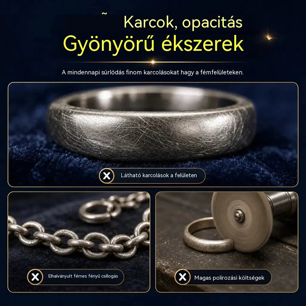🔥 Vásároljon 1-et, kapjon 1-et ingyen 🔥 Javítófilc ezüstékszerek karcolásainak eltüntetésére és javítására