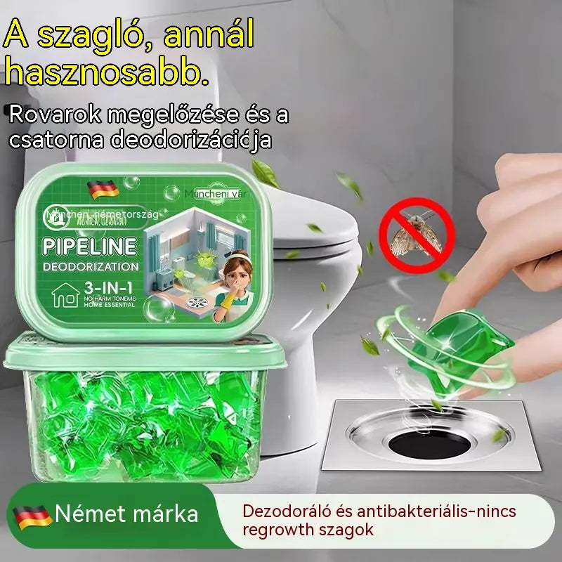 2 csomag (100 tabletta) - 🔥🎉 Sikeres volt! 30 000 ember vásárolta meg 🎉. Bioenzimes kapszulák a lefolyók szagainak eltávolítására.