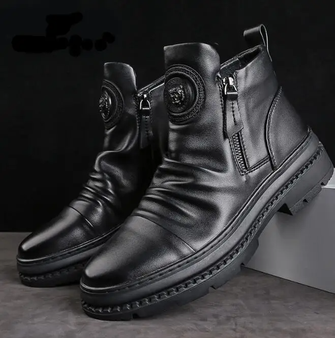 【39-44】 Nowe skórzane buty męskie, wysokiej jakości skóra bydlęca, ręcznie robione.