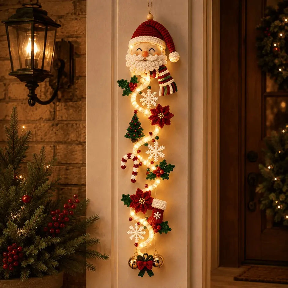 🎄🎃Zadnji dan! 🎅Izkoristite 50-odstotni popust na svetleče božične okraske za vrata!