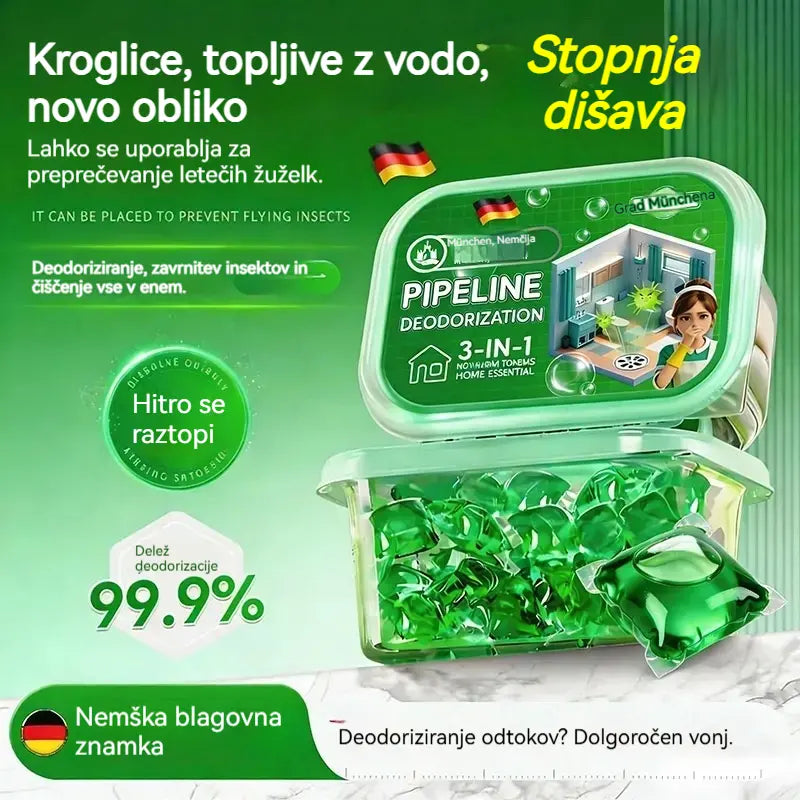 2 pakiranja (100 tablet) za 23 evrov. - 🔥🎉 Bila je uspešnica! Kupilo jo je 30.000 ljudi 🎉. Bioencimske kapsule za odstranjevanje vonjav iz odtokov.