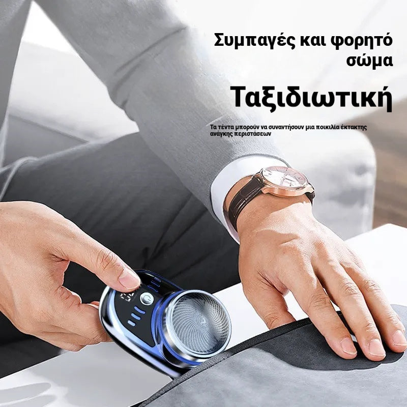 🔥Χαμηλή τιμή περιορισμένης διάρκειας🔥Μίνι ξυριστική μηχανή, φορητή επαναφορτιζόμενη πλενόμενη ηλεκτρική ξυριστική μηχανή👨‍💼