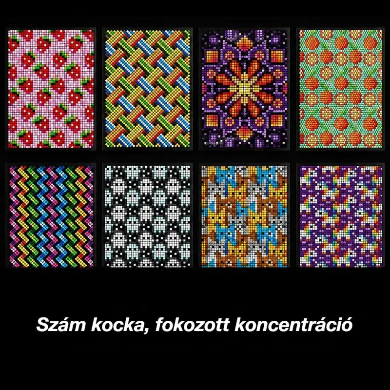 🛍️ Stresszoldó kifestőkönyv készlet "100 minta, fókuszban a színezés" 🎨 Felnőtt és idős számfesték | 100 minta (virágok, mandalák) + bónusz színes ceruzakészlet