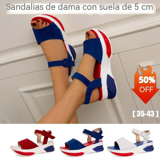 🔥【Rozmiary 35-43】Nowe damskie sandały na platformie